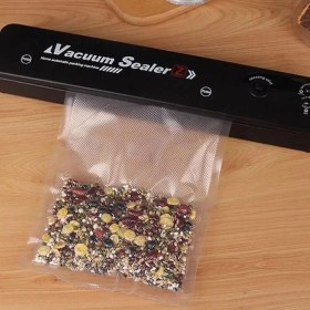 Resim Shopwave Vacuum Sealer Ev Tipi Vakumlama ve Yapıştırma Makinesi + 10 Adet Vakum Poşeti (5047) 