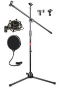 Resim Lastvoice Ms06 Mikrofon Standı - Shock Mount - Pop Filter. 