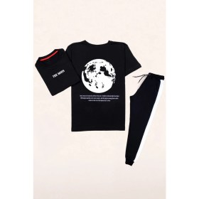 Resim Trendypassion The Moon Baskılı Eşofman Takımı 