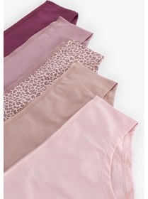 Resim Penti Renkli Elegant 5li Pamuklu Hipster Külot Çok Renkli 