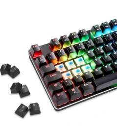 Resim AyrStore Game Power Ogre Rgb 60M Blue Switch Türkçe Q USB Mekanik Gaming Klavye 