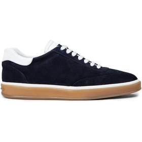 Resim Deery Erkek Lacivert Hakiki Süet Sneaker Ayakkabı 