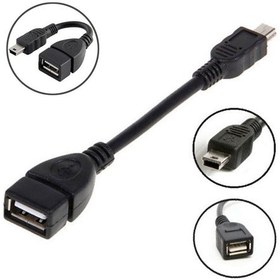 Resim Maviaybilisim 5 Pin Mini Usb Erkek To Usb Dişi - Otg Kablo 