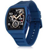 Resim MODACO Woom Watch - Ios Android M1 Lacivert Akıllı Saat Nabız Adım Uyku Tansiyon Ekg 
