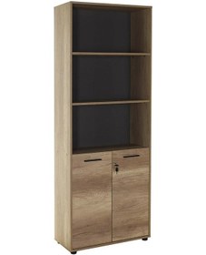 Resim Adoremobilya Newyork 5 Katlı Kilitli 2 Kapaklı Kitaplık - Tori 