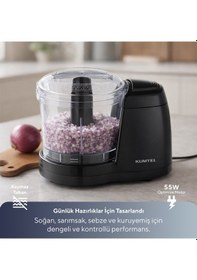 Resim Kumtel HCH-02 500 Ml 3 in 1 Mini Doğrayıcı 