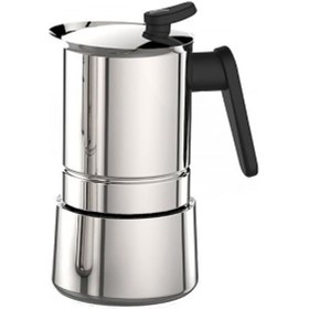 Resim Pedrini Steel Moka Pot 4 Kupa - Paslanmaz Çelik 