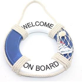 Resim Ahşap Marin Duvara Asmalı Simit Model 1 