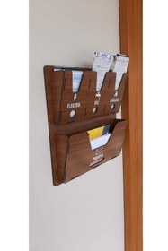 Resim Propikko Ahşap Ortak Fatura Ve Posta Kutusu 