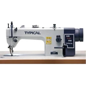 Resim Typıcal Gc 0303 Dcx Direct Drive Motorlu Mekanik Çift Pabuç Tek Iğne Dikiş Makinesi 