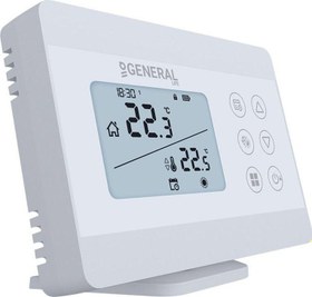 Resim GENERAL Life Illona Ht330S Rf Kablosuz Haftalık Programlı Oda Termostatı 