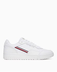 Resim Tommy Hilfiger Şerit Logolu Erkek Basket Sneaker 