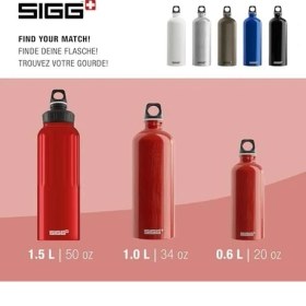 Resim Hype Store Traveller Içecek Şişesi (1 L), Zararlı Madde Içermez ve Sızıntı Yapmaz Içecek Şişesi, Alüminyum Tüy Kadar Hafif Içecek Şişesi 