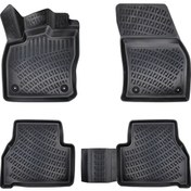 Resim Rizline Volkswagen Caddy 2021 Sonrası 3d Havuzlu Paspas Siyah 