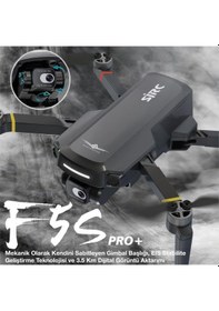 Resim Sjrc F5s Pro+ Plus Combo 4k Kameralı Drone Seti +2batarya+3.5km Menzil+30 Dakika Uçuş Süresi+çanta+eıs Gimbal+takip Modu 