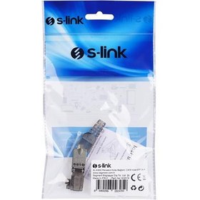 Resim S-link SL-KS92 Pensesiz Kolay Bağlantı CAT6 Metal STP Jack 