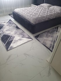 Resim BOLERO - Kaymaz Deri Taban Makinede Yıkanabilir Salon Oturma Odası Mutfak Halısı - QUANTUM SERİSİ / SAÇAKSIZ / 180x280 (6m²) 