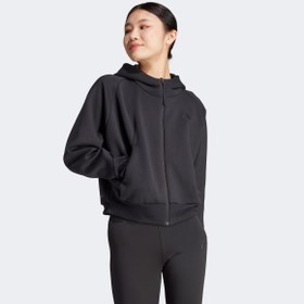 Resim adidas Z.N.E. Full-Zip Kapüşonlu Kadın Siyah Eşofman Üstü 