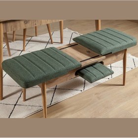 Resim Roma Large Mutfak Masası Takımı Atlantik Yeşil 