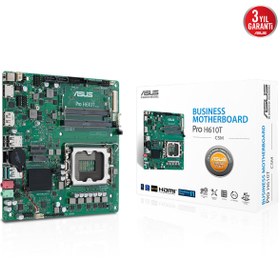 Resim Asus Pro H610T-CSM LGA1700 DDR5 5600Mhz Mını-ITX Anakart 