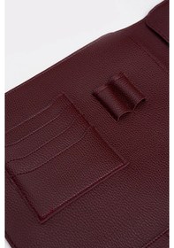 Resim Necati Çanta Apple Uyumlu MacBook Air Pro 13-14 Inç Organizer Evrak & Laptop & Tablet Çantası - Bordo Bordo 