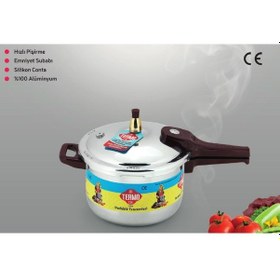 Resim Termo Alüminyum Düdüklü Tencere 5 L L Gümüş 