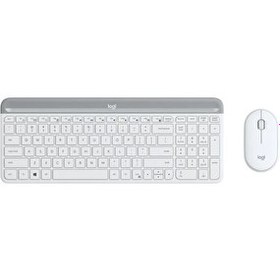 Resim Logitech MK470 Kablosuz Klavye Mouse Seti Beyaz 