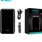 Resim Vgr Elektrikli Tıraş Makinesi Profesyonel Tıraş Makinesi Taşınabilir Mini Tıraş Black Without Box Diğer 