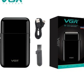 Resim Vgr Elektrikli Tıraş Makinesi Profesyonel Tıraş Makinesi Taşınabilir Mini Tıraş Black Without Box Diğer 