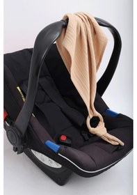 Resim Luckka Çok Amaçlı Müslin Oyuncak , Diş Kaşıyıcı , Puset Oyuncağı , Emzik Tutacağı , Fular - Ztcrınkletoy Kahve Kahverengi 