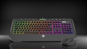 Resim INCA IKG-315GT EMPOUSA SPECİAL DİZAYN GAMING SET, Ergonomikl Bilek Destekli,Qwerty TR Dizilim Değişebilen Led Işıklı,19 Tuş Anti-G,12 Multimedya, Mükemmel Oyuncu Klavye Mouse Set 