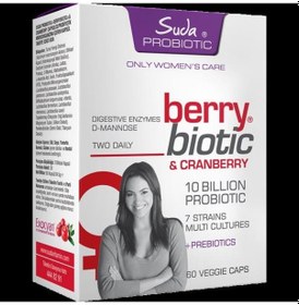 Resim Suda Probiotic Berry Biotic Cranberry 60 Kapsül 