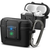 Resim Airpods Pro (1. Nesil) Kılıf Lock Fit Matte Black - ACS04755 