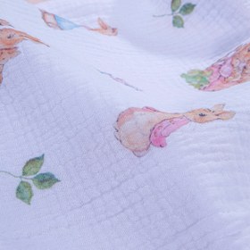 Resim Peter Rabbit Serisi Çok Amaçlı Bebek Müslin Örtüsü Pembe - Pembe / İsimsiz 