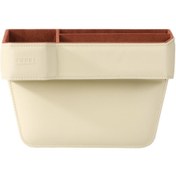 Resim Deppo Trend Yüksek Kaliteli Deri ve İçi Süet Araç içi Koltuk Kenarı Bardaklık ve Eşya Kutusu Araç içi Organizer 