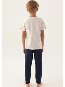 Resim Arnetta 2991 Home Taş Erkek Çocuk Pijama Takımı 001 