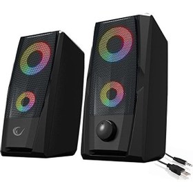 Resim Rampage RMS-X9 2.0 RGB Işıklı Multimedia 5v 30db Gaming Oyuncu Speaker 