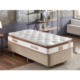 Resim Nironyatak Niron Queen 80X180 Cm Tam Ergonomik Pedli Lüks Yatak Tek Kişilik 