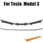 Resim Tesla Modeli 3 Y Hava Girişi Koruyucu Kapak Kaput Sızdırmazlık Şeridi Su Şeridi 1 Takım Ön Şasi Kapağı Model 3 