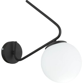 Resim Mildred Siyah Duvar Lambası Yatak Odası-Yatak Başı-Banyo Için Modern Aplik 