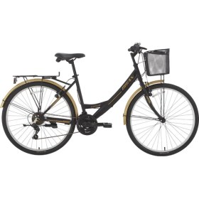 Resim Bisan Lotus 34 cm 24 Jant Siyah 21 Vites Şehir Bisikleti Blc 