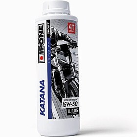 Resim Ipone Full Power Katana 15W50 4T Esterli Motosiklet Yağı 1L 