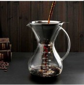 Resim Cam Kahve Demleme-Filtreli 1000 Ml (Ck-1000) 
