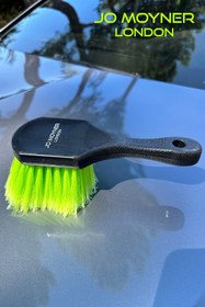 Resim Jo Moyner Yumuşak Kıllı Araba Yıkama Fırçası Davlumbaz Motor Jant için Tekerlek ve Lastik Fırçası PRemium 