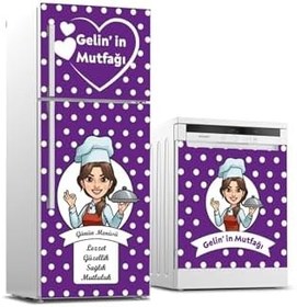 Resim Buzdolabı Ve Bulaşık Makinesi Takım Sticker 0385 