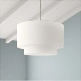 Resim EMG Design Kumaş Başlık 2 Katlı Pasta Avize Yatak Odası Çocuk Odası Oturma Odası 