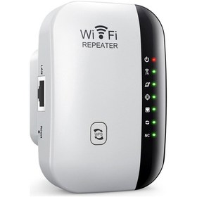 Resim Hombey Beyaz Mt02 300m Wifi Güçlendirici, 7 Işık, 2.4ghz, Repeater/ap Modları, Ieee802.11 B/g/n, Avrupa Standartı 