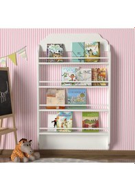 Resim Dekorister Exclusive Montessori Kitaplık Beyaz 