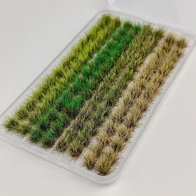 Resim 120 Parça Karışık Renkli Minyatür Çim Topu Seti, DIY Kum Sanatı için Statik Peyzaj Model Kiti, Reçine Arazi Manzarası, Oyuncak Evler ve Peri Bahçeleri için Yapay Çimler – Mikro Manzaralar & Demiryolu Sahnesi İçin Mükemmel 
