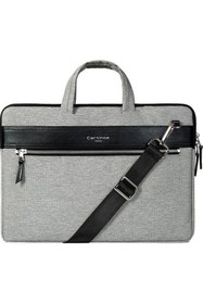 Resim Mcstorey Laptop Çantası Bilgisayar Macbook Çantası 13inç Notebook Evrak Çantası Omuz Askılı Cartinoe 